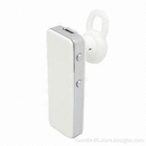 Mono Bluetooth Headset/Earphones, Compatible with iPhone 4S and Android Handsfree